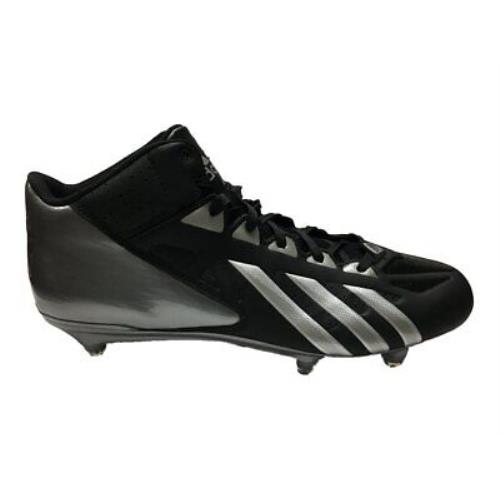Adidas Filthyquick Mid D Black Platinum Football Shoes Cleats 12.5