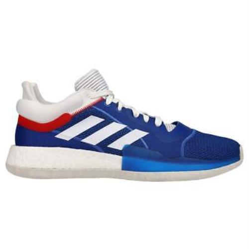 Adidas D96935 Marquee Boost Low Mens Basketball Sneakers Shoes Casual - Blue