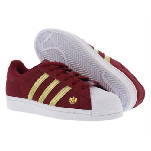 Adidas Superstar Womens Shoes Size 9 Color: Burgundy/gold
