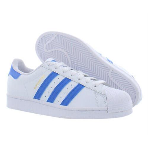 Adidas Originals Superstar Mens Shoes Size 7.5 Color: White/true Blue/gold