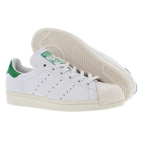 Adidas Superstar Mens Shoes Size 7 Color: White/green
