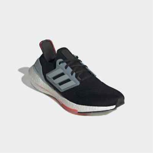 Men`s Adidas Ultraboost 22 Running Shoes Black / Turbo / Orange Sz 14 GX5464
