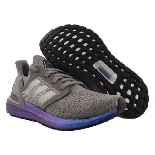 Adidas Ultraboost 20 Boys Shoes Size 4 Color: Grey/purple/dark Purple