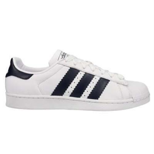 Adidas BD8069 Superstar Lace Up Mens Sneakers Shoes Casual - White - Size 5
