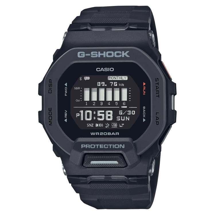 Casio G-shock Move GBD200-1 Square Case Black Digital Watch