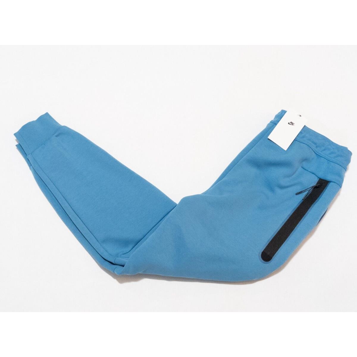 Sz L Nike Sportswear Tech Fleece Jogger Pants Blue Taper Leg CU4495-469