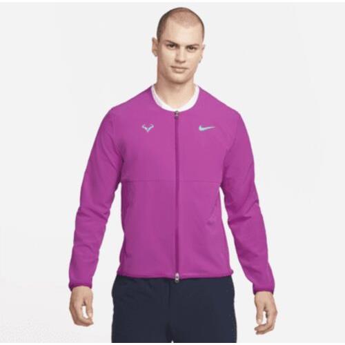 Nike Court Nadal Purple Tennis Jacket CV2713 584 Men s Size Small