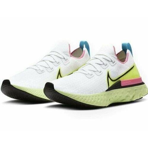 Nike React Infinity Run FK Mens Size 9 Shoes CZ7993 100 Volt Pink wm sz 10.5