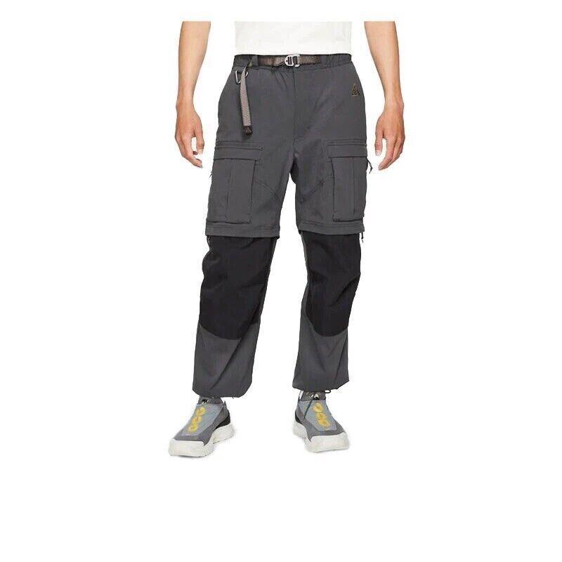 Nike Acg Convertible Smith Summit Smoke Grey Cargo Pants CV0655-070 Men s L