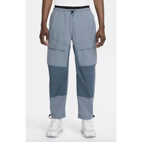 Nike Sportswear Woven Tech Pack Jogger Pants Mens L Ozone Blue CU3761-031
