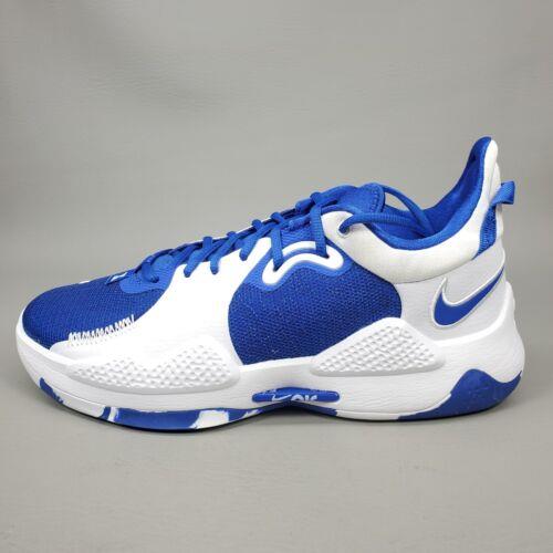 Nike PG 5 TB Shoes Mens SZ  Royal Blue White Paul George Basketball  Sneakers | 195238586973 - Nike shoes - Blue | SporTipTop