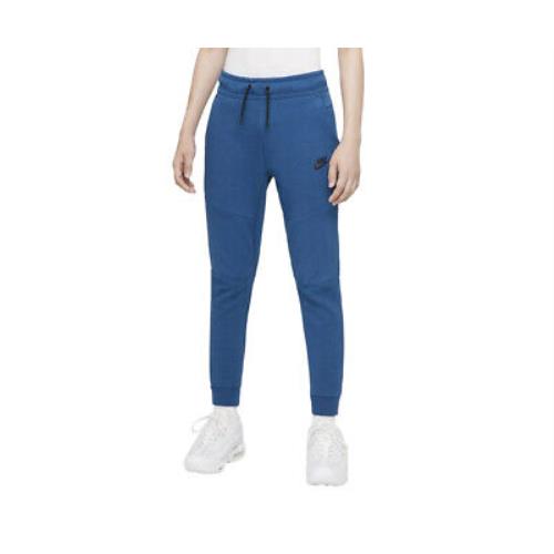 Nike Sportswear Tech Fleece Jogger Boys Active Pants Size L Color: Blue/court