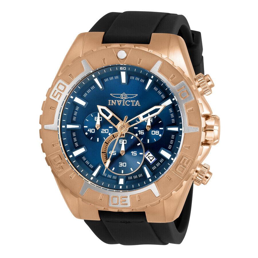 Invicta Aviator Chronograph Quartz Blue Dial Men`s Watch 30752