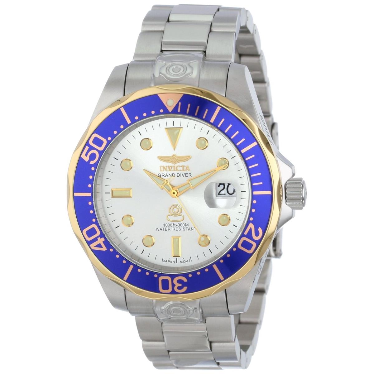 Invicta Men`s 13788 Pro Diver Silver Dial Stainless Steel Automatic Watch - Silver