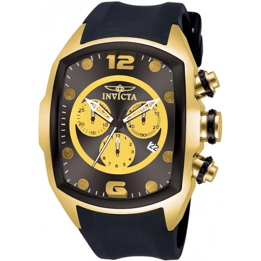 Invicta Lupah Chronograph Black Dial Men`s Watch 10067