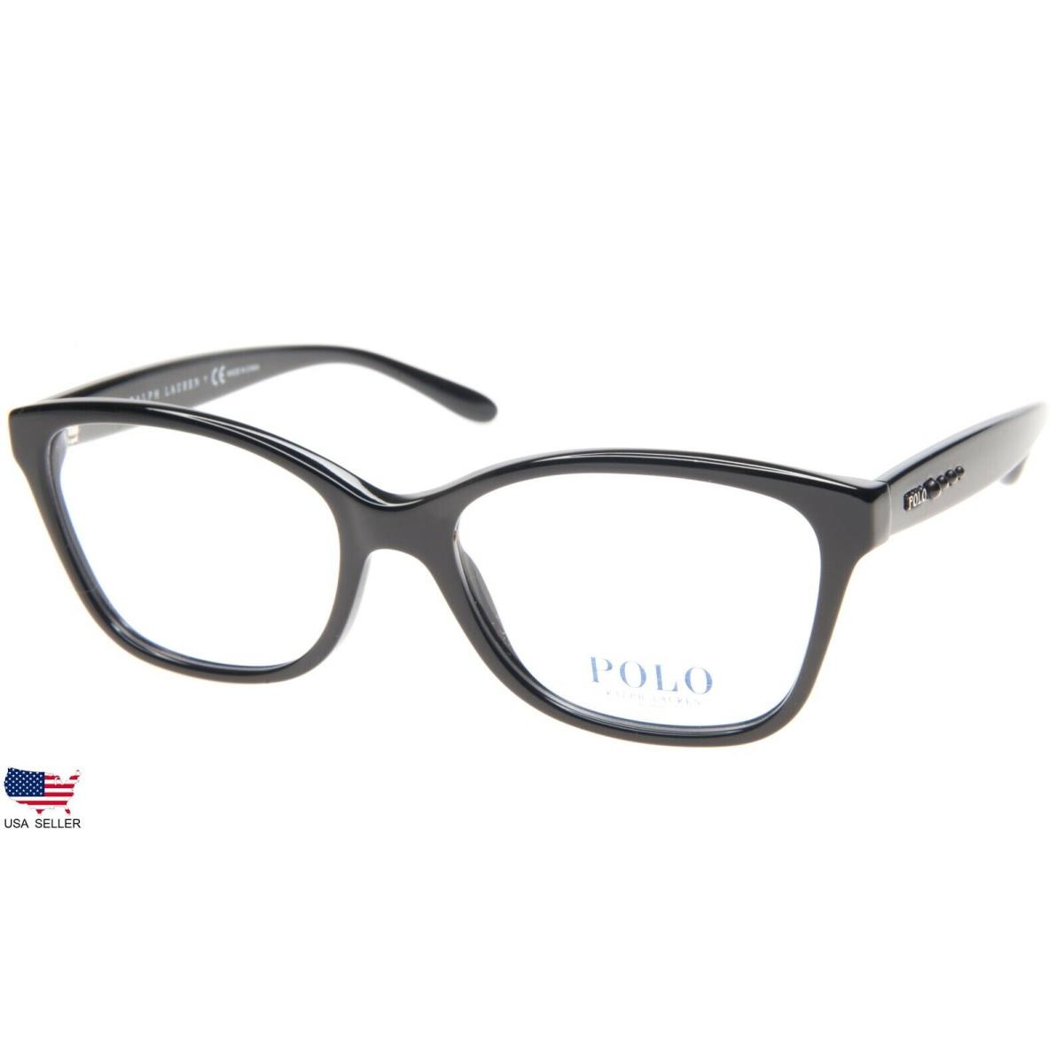 Polo Ralph Lauren PH 2198 5001 Shiny Black Eyeglasses Glasses 54-17-140 B40