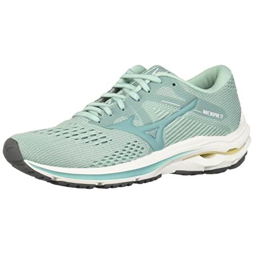 Mizuno Women`s Wave Inspire 17 Running Shoe - Choose Sz/col Eggshell Blue-turquoise