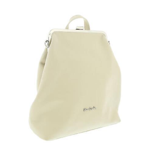 Pierre Cardin Cream Leather Medium Vintage Shoulder Crossbody Bag