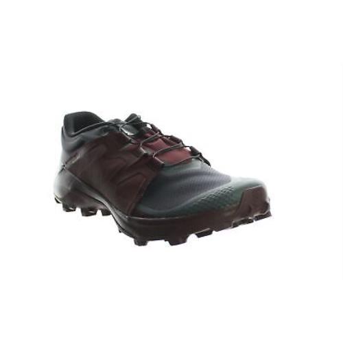 Salomon Womens L41117200 Burgundy Hiking Shoes Size 12 4519261