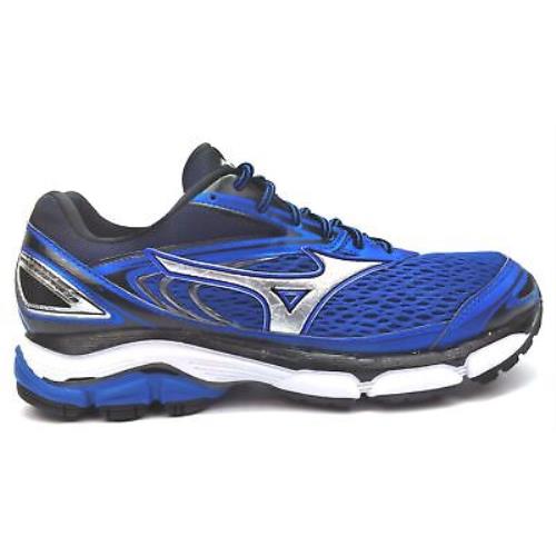 Mizuno Men`s Wave Inspire 13 Lightweight Running Shoes Blue Silver US 9