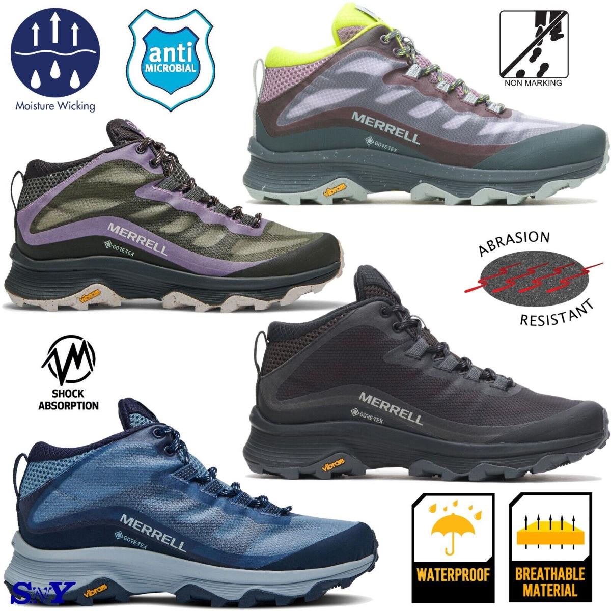 Merrell Women`s Waterproof Breathable Lightweight Foam Midsole Hiking Shoes