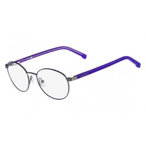 Lacoste L3104 Eyeglasses 035 Medium Gunmetal