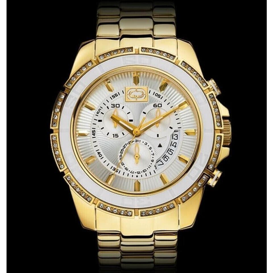 Men`s Marc Ecko Unltd Gold Luxury Palace Men s E18599g1 Watch