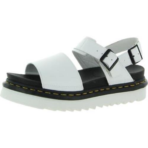 Dr. Martens Womens Voss White Flatform Sandals Shoes 9 Medium B M Bhfo 9937