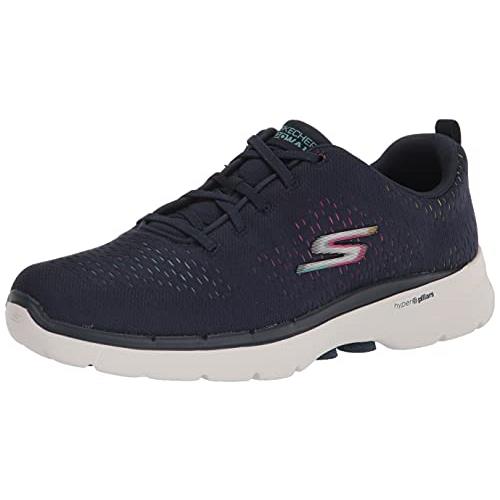 Skechers Women`s Go Walk 6-Vibrant Energy Sneaker - Choose Sz/col Navy/Multi