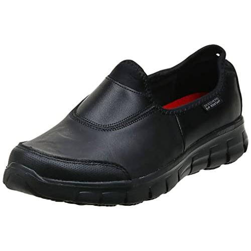 Skechers Women`s Safety Shoes Work - Choose Sz/col Black