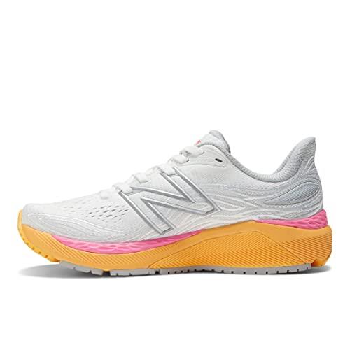 Balance Women`s Fresh Foam X 860 V12 Running S - Choose Sz/col White/Vibrant Orange/Vibrant Pink