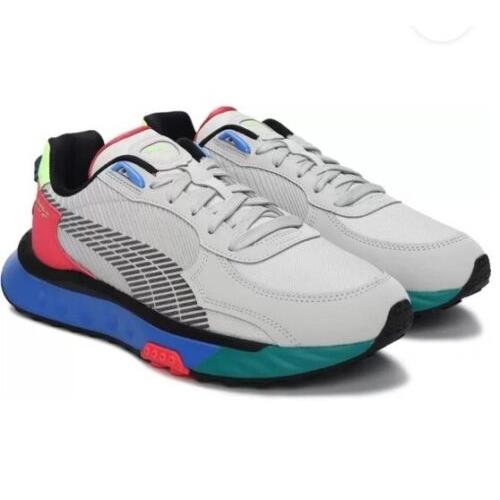 Puma Wild Rider Dazed 382925 01 Men`s Running Shoes Multi Col