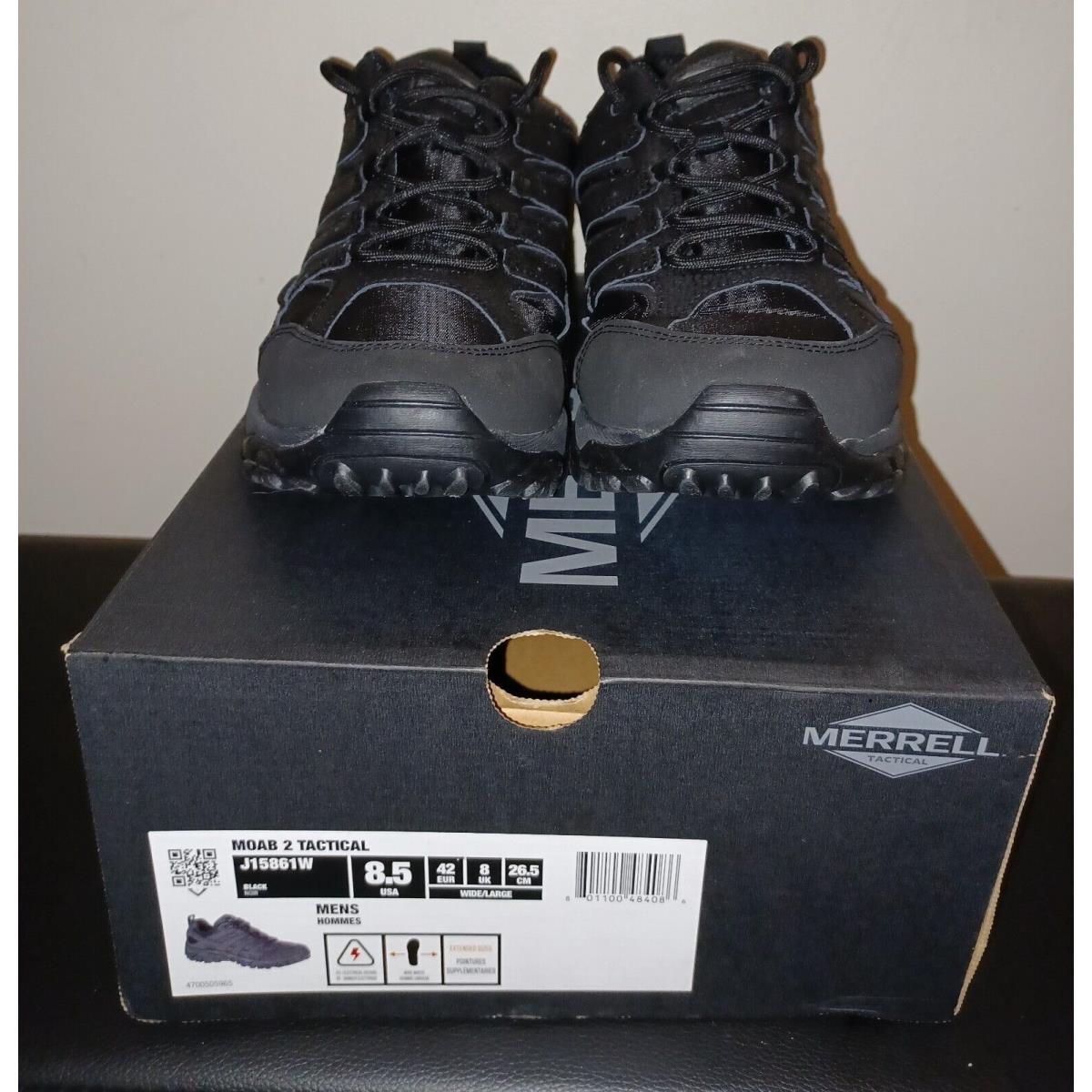 Merrell Moab 2 Tactical Shoes. Men`s 8 1/2 Wide