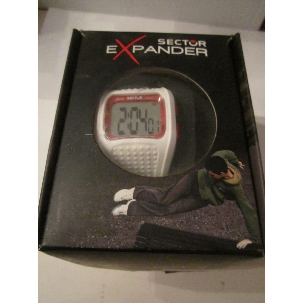 Sector Expander Digital Watch IN The Box with The Booklet Card