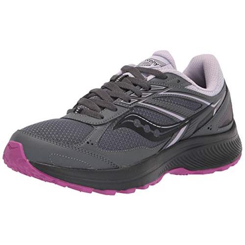 Saucony Women`s Cohesion Tr14 Trail Running Shoe - Choose Sz/col Charcoal/Lilac