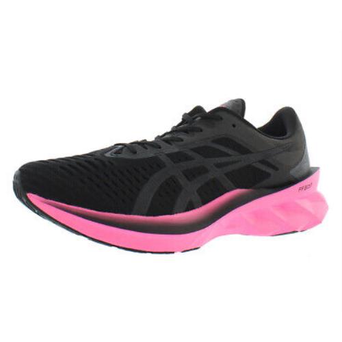 Asics Novablast Womens Shoes Size 11 Color: Black/pink Glow