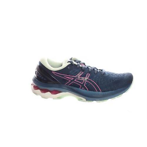 Asics Womens Gel-kayano 27 Mako Blue/hot Pink Running Shoes Size 7.5 1511664
