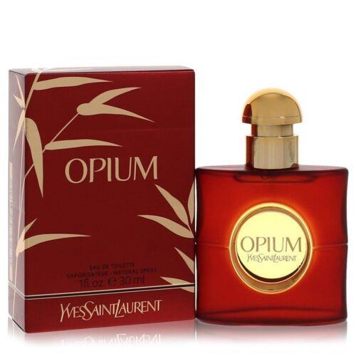 Opium Eau De Toilette Spray Packaging By Yves Saint Laurent 1 oz