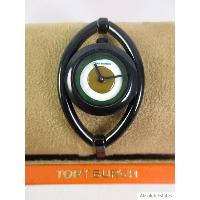 Tory Burch Small Evil Eye Black Stainless Steel Small Watch