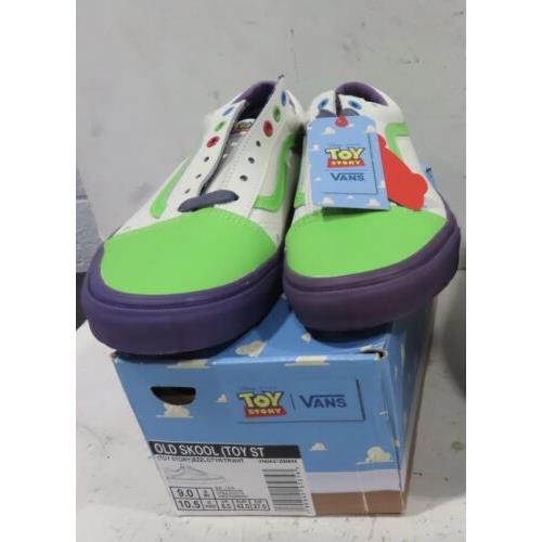 Vans Old Skool Shoes Toy Story Buzz Light Year Mens Size 9 Sneakers