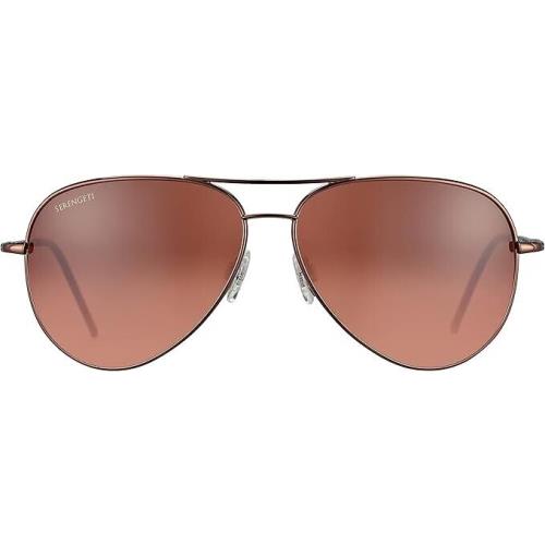 Serengeti Aviator Metal Frame with Gradient Lens Men`s Sunglasses