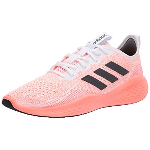 Adidas Women`s Fluidflow Running Shoe - Choose Sz/col Ftwr White/Grey Six/Signal Coral