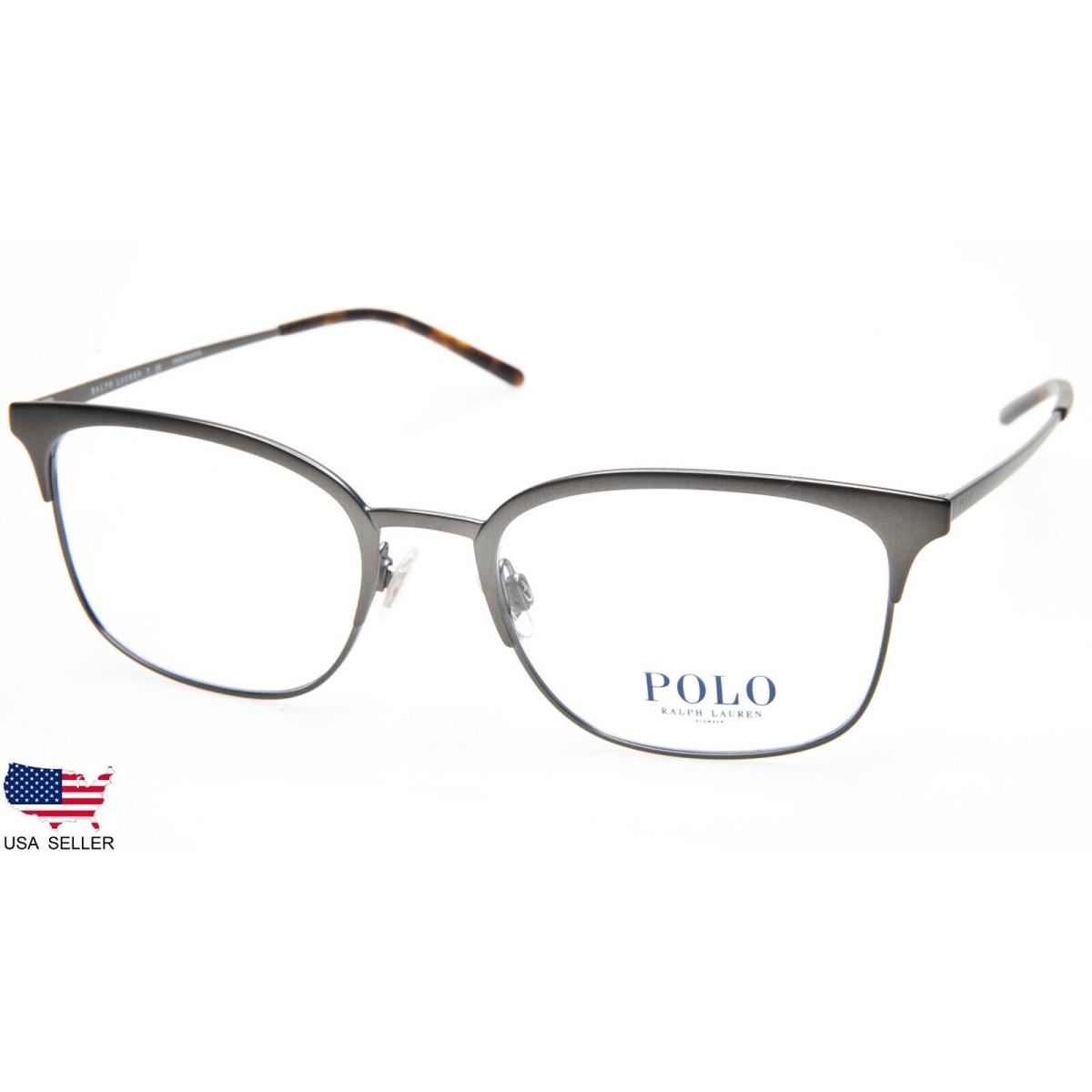 Polo Ralph Lauren PH 1177 9157 Demi Shiny Dark Gunmetal Eyeglasses 54-19-145