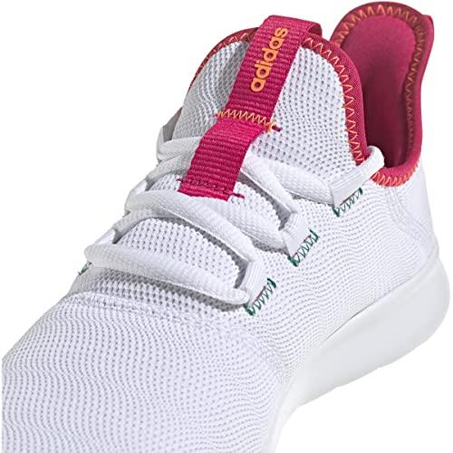 Adidas Women`s Cloudfoam Pure 2.0 Running Shoe - Choose Sz/col Ftwr White/Bold Green/Vivid Berry