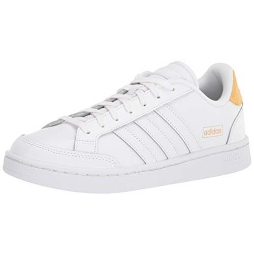 Adidas Women`s Grand Court Se Tennis Shoe - Choose Sz/col White/White/Orange Tint