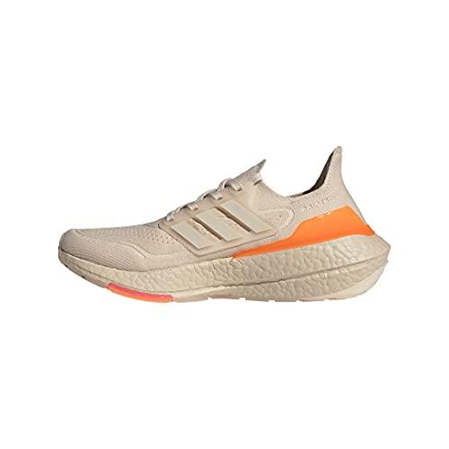 Adidas Women`s Ultraboost 21 Running Shoe - Choose Sz/col Halo Ivory/Halo Ivory/Ultra Pop