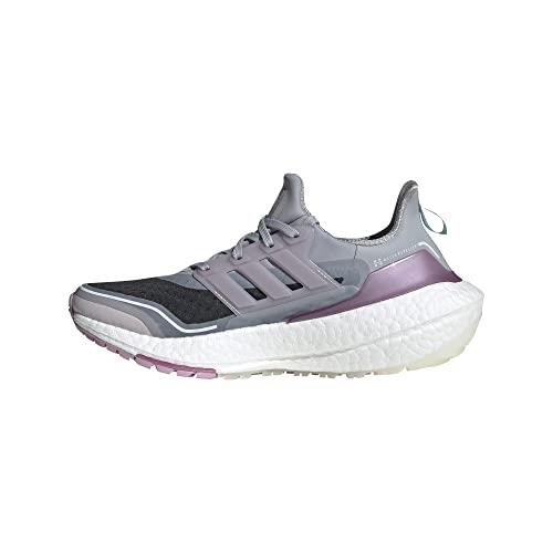 Adidas Women`s Ultraboost 21 Running Shoe - Choose Sz/col Halo Silver/Ice Purple/Rose Tone