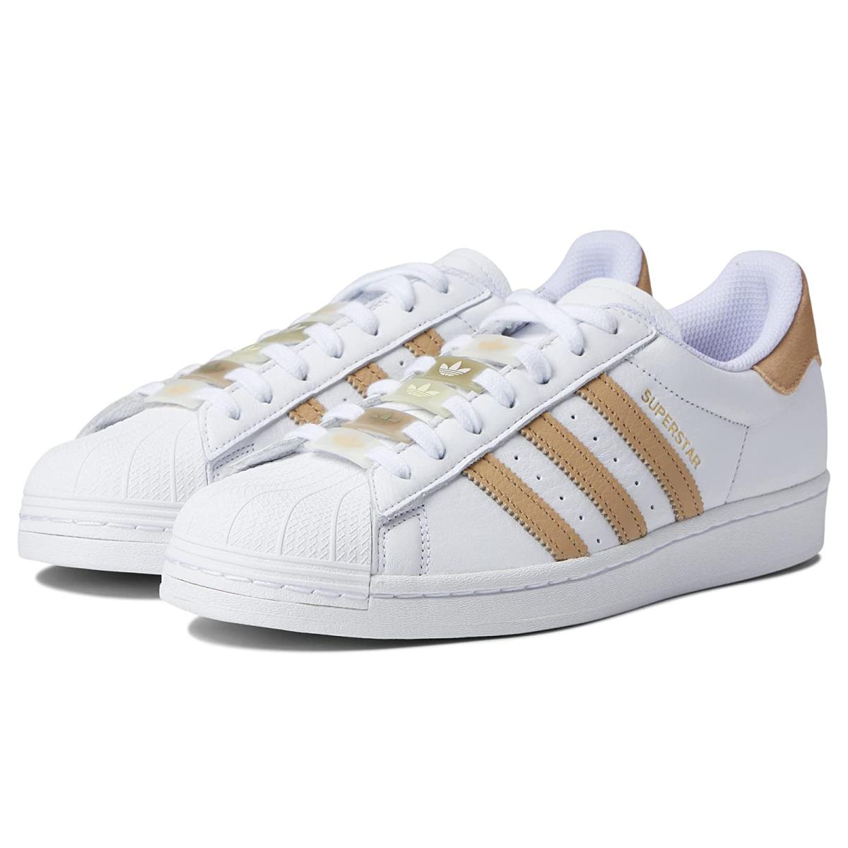 Woman`s Sneakers Athletic Shoes Adidas Originals Superstar W White/St Pale Nude/White