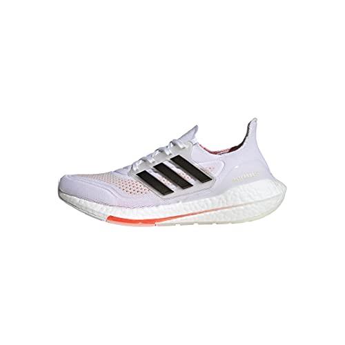 Adidas Women`s Ultraboost 21 Running Shoe - Choose Sz/col White/Black/Solar Red