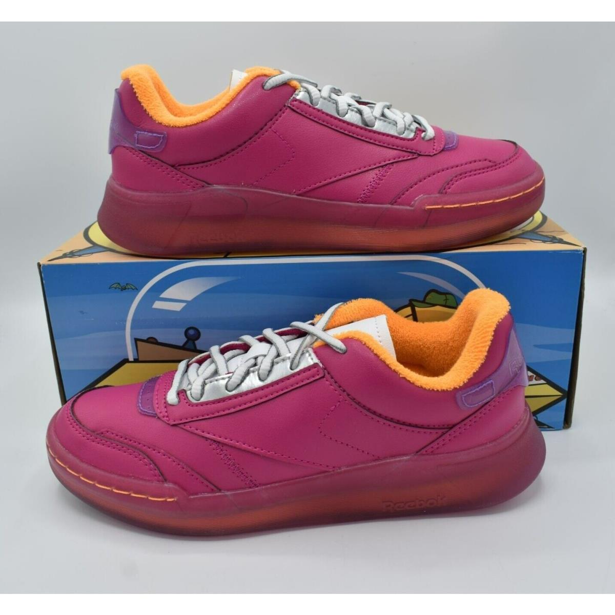 Reebok X The Jetsons Club C Legacy Mens 6 Womens 7.5 Pink Shoes Sneaker GZ6421